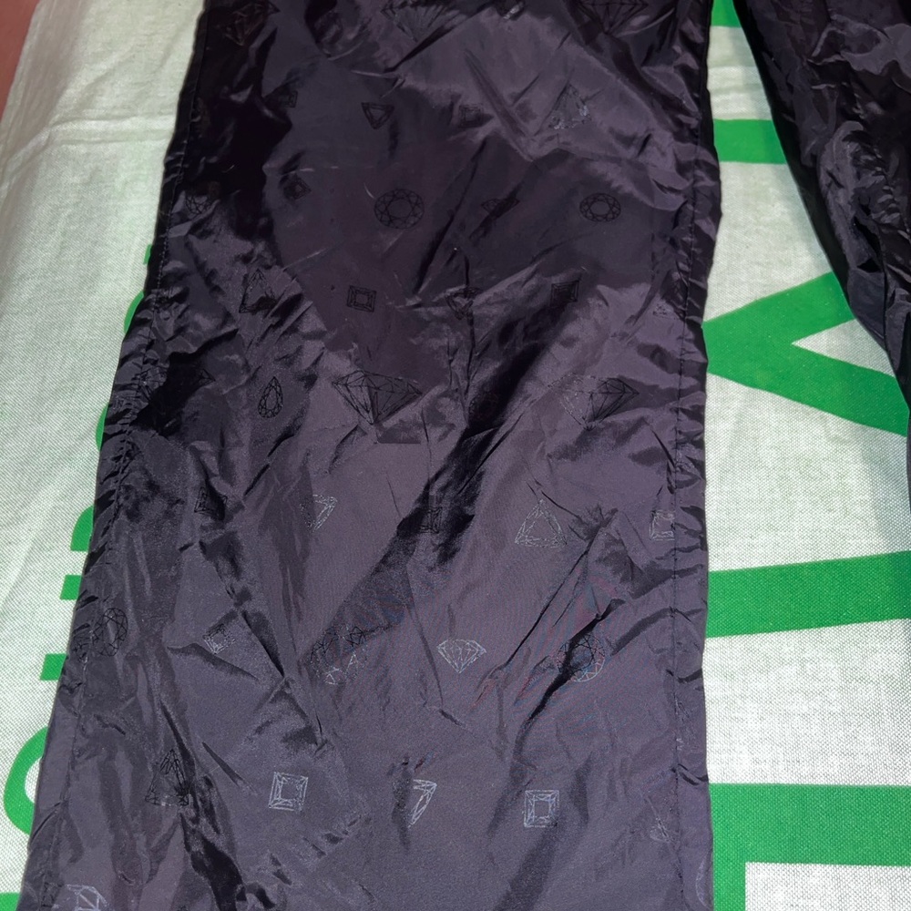 Black Patterned Pants - Picture 3 of 7